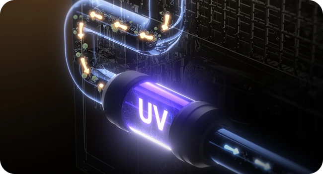 UV flowpath sterilisation